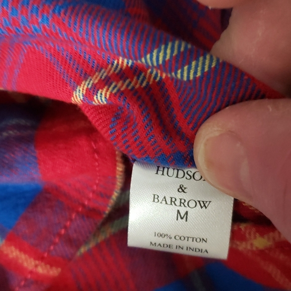 Nwt Hudson and Barrow flannel - Picture 7 of 9